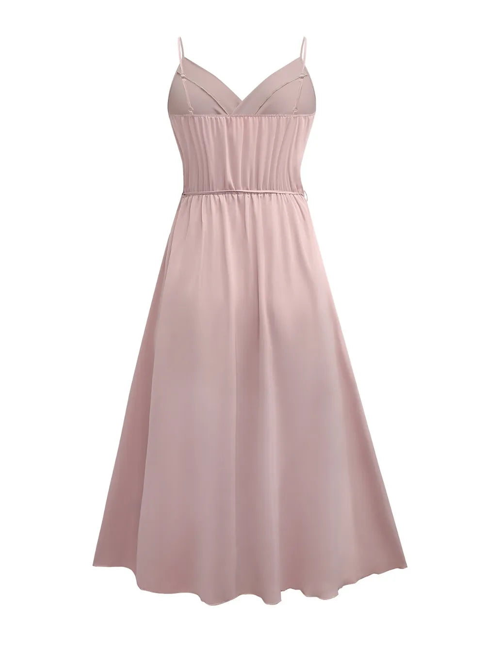 Spring and summer new elegant V-neck dress dress