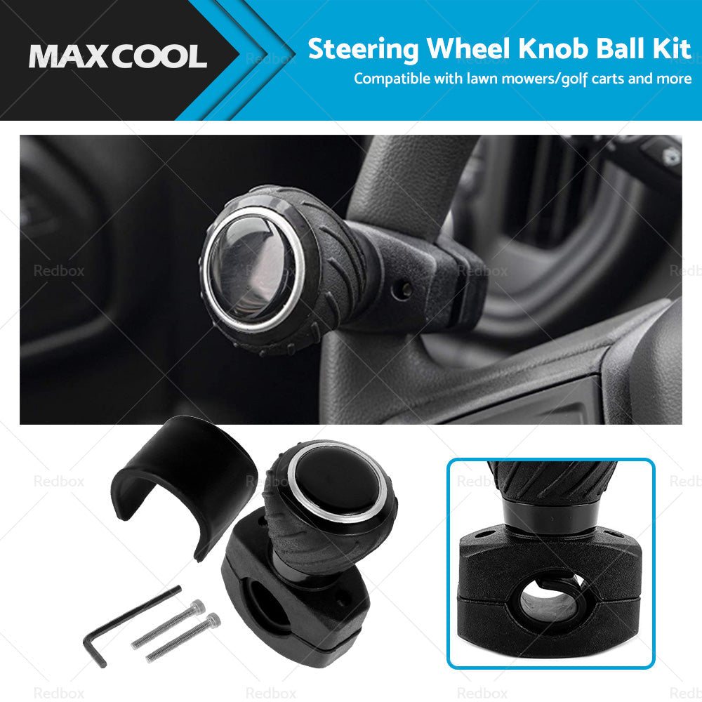 Steering Turning Tractor Forklift Aid Car Wheel Spinner Knob Ball Truck Lorry-0