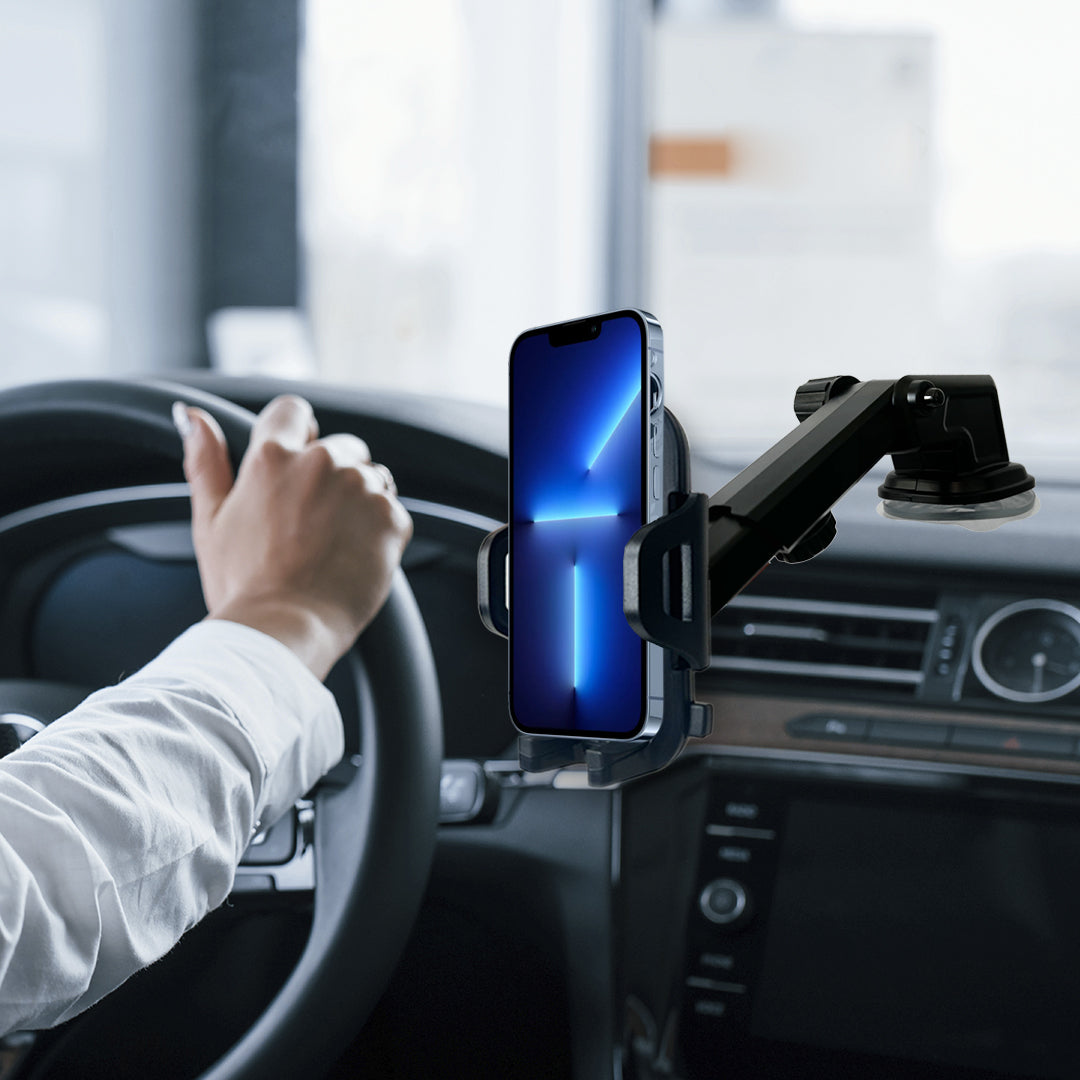 Car Phone Mount Holder with Adaptable Cradle Adjustable Long Neck-0