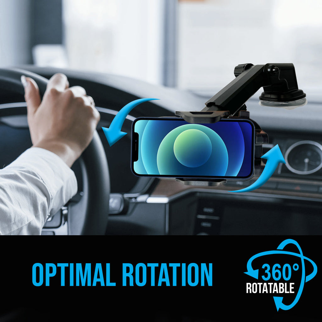 Car Phone Mount Holder with Adaptable Cradle Adjustable Long Neck-1
