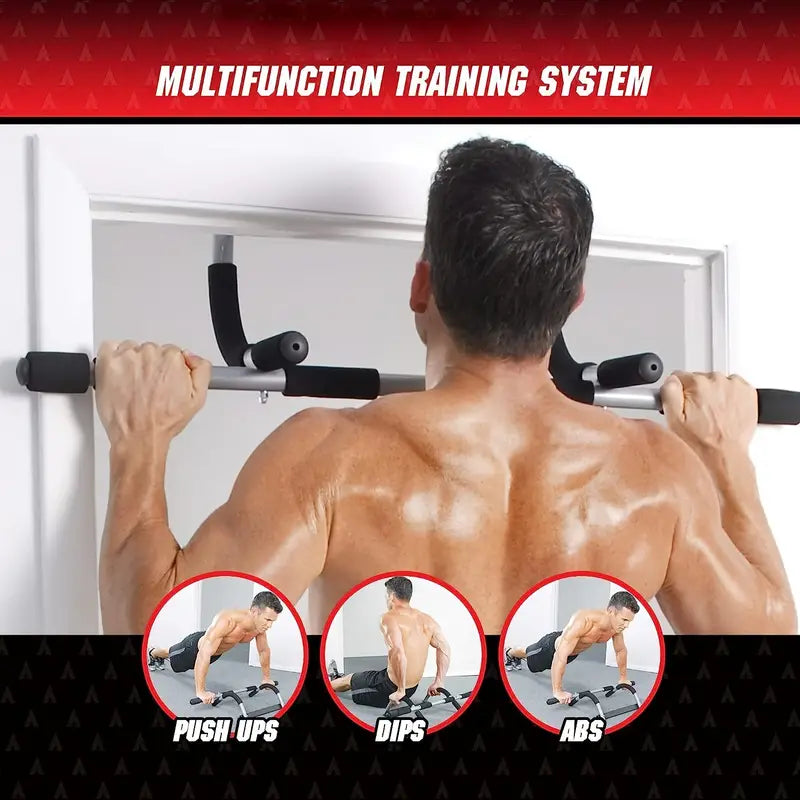 Portable Pull Up Bar Set for Body Fitness and Grip Strength Training-3