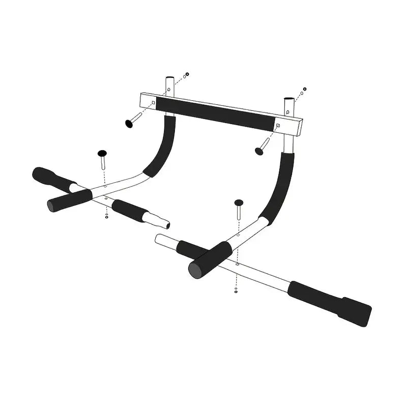 Portable Pull Up Bar Set for Body Fitness and Grip Strength Training-1