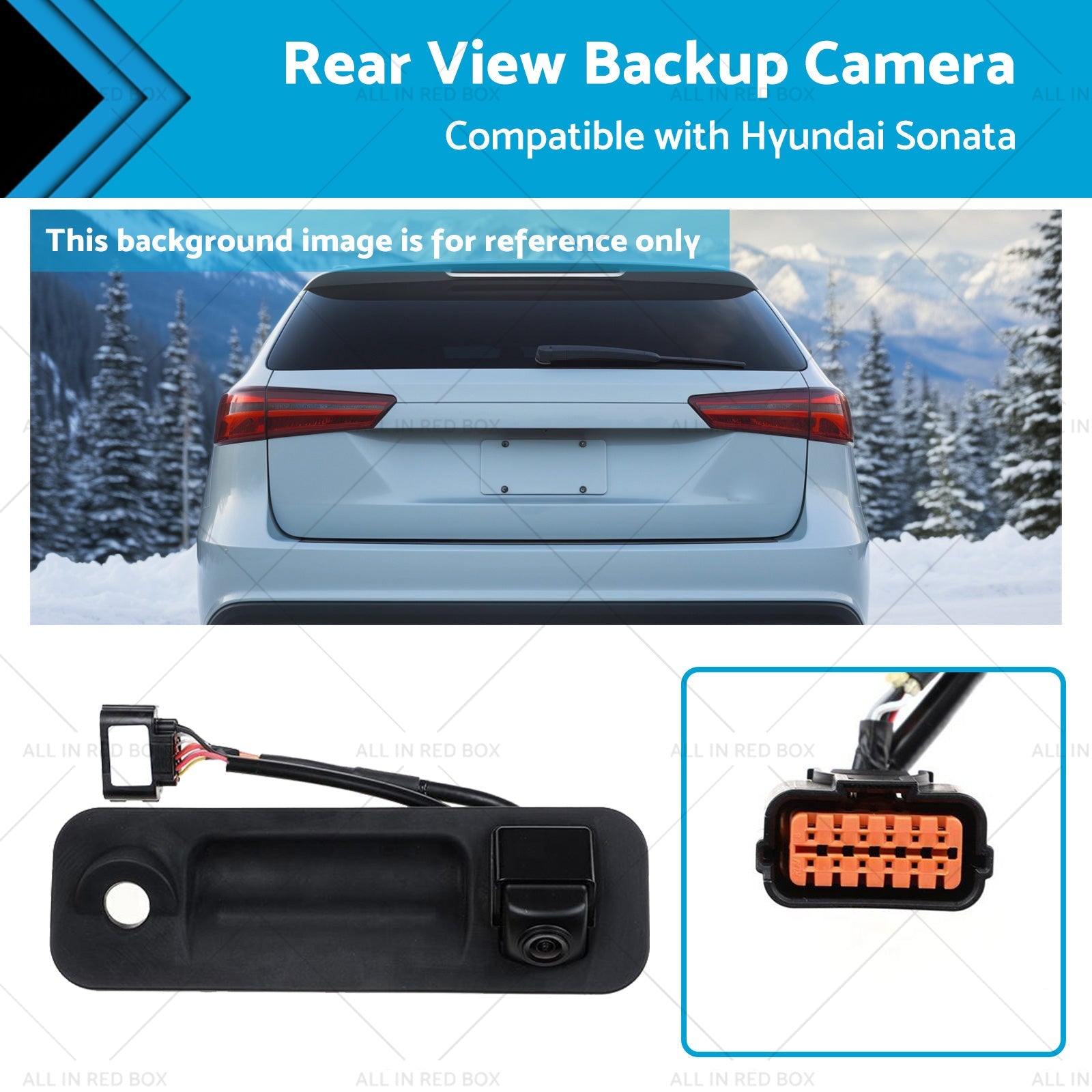 Rear View Backup Camera Suitable for 15-17 Hyundai Sonata 95760-E6201-0