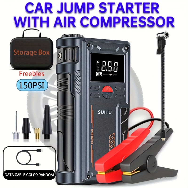 Portable Air Compressor & Jump Starter-1