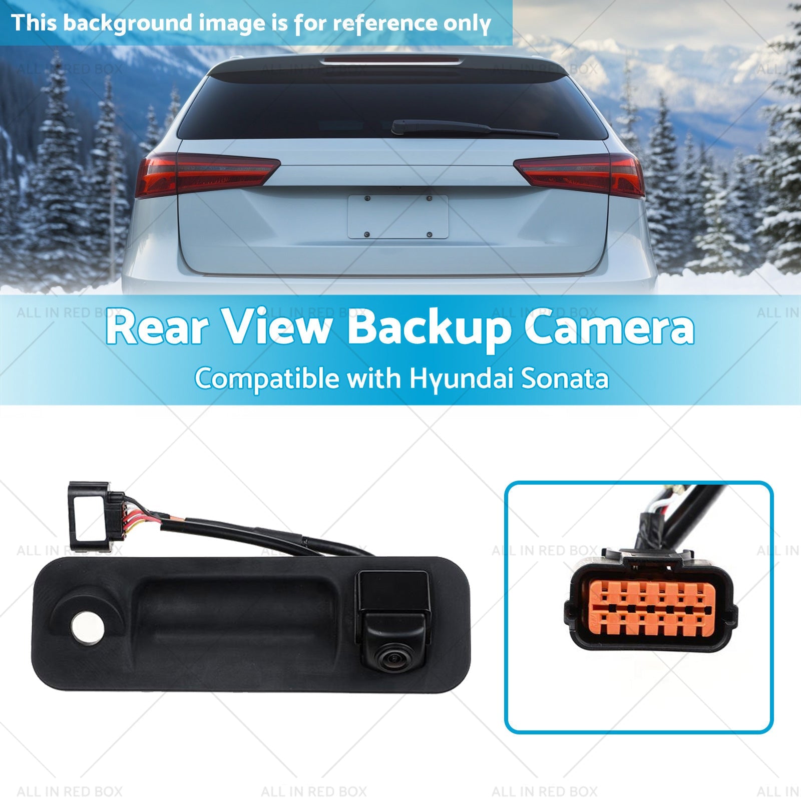 Rear View Backup Camera Suitable for 15-17 Hyundai Sonata 95760-E6201-2