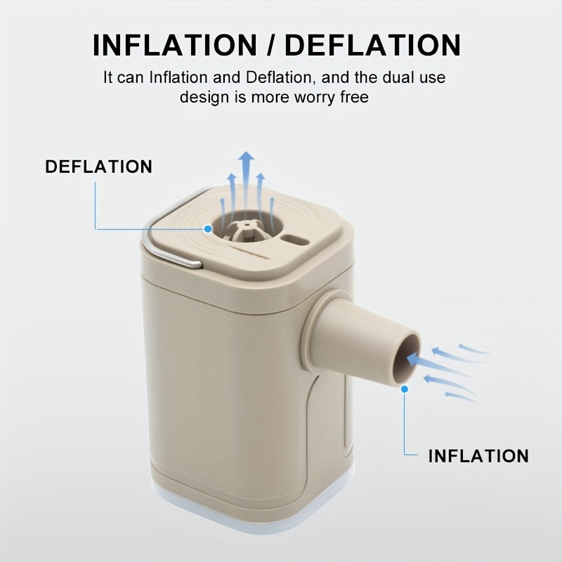 Mini USB Air Pump Portable Inflator Deflator-4