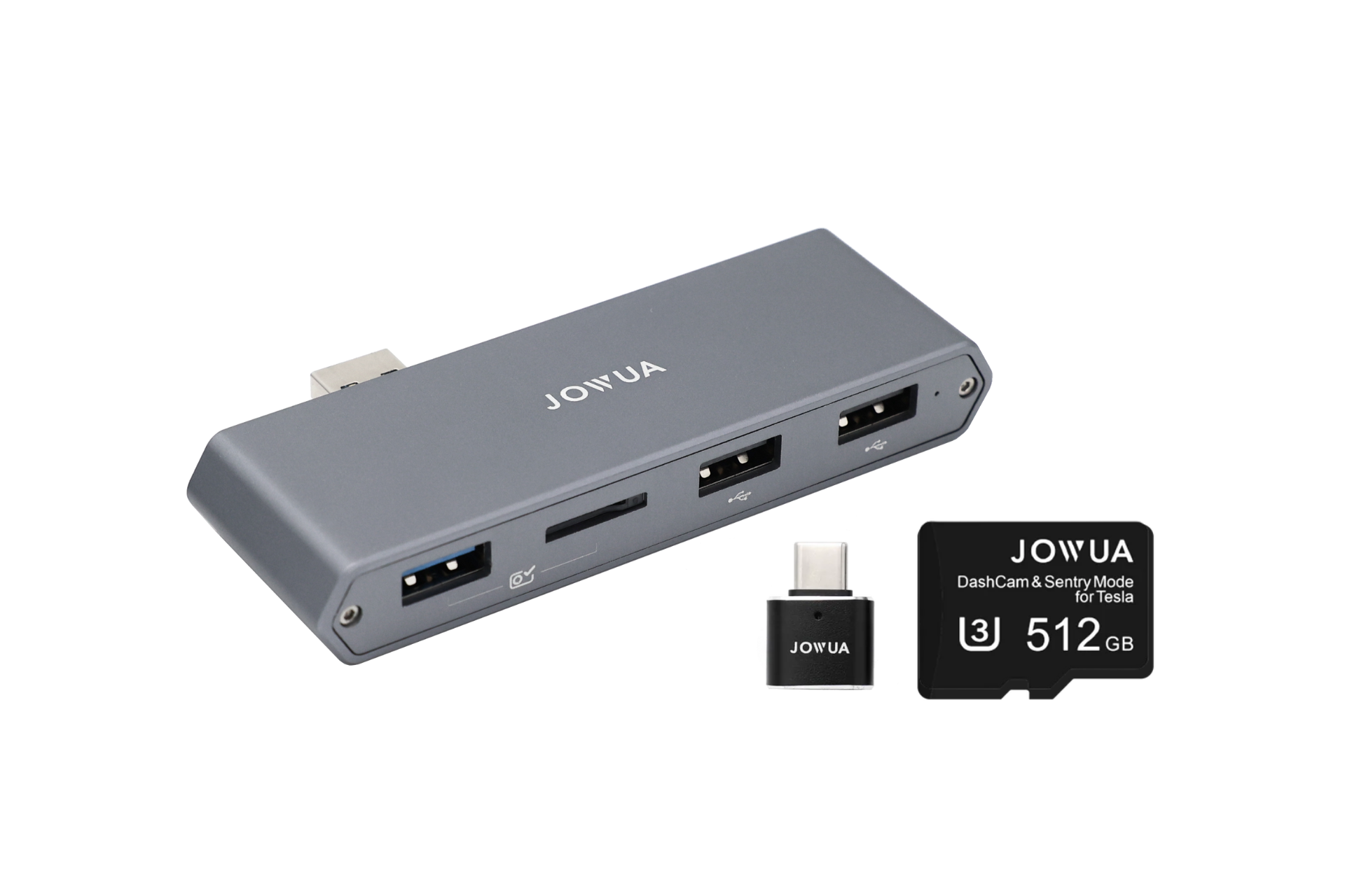 Dual-Function Storage HUB (MicroSD Reader & Tesla USB)-0