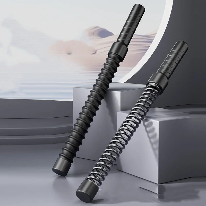 2PCS Battle Rope Elastic Strength Training & Fitness Black-2