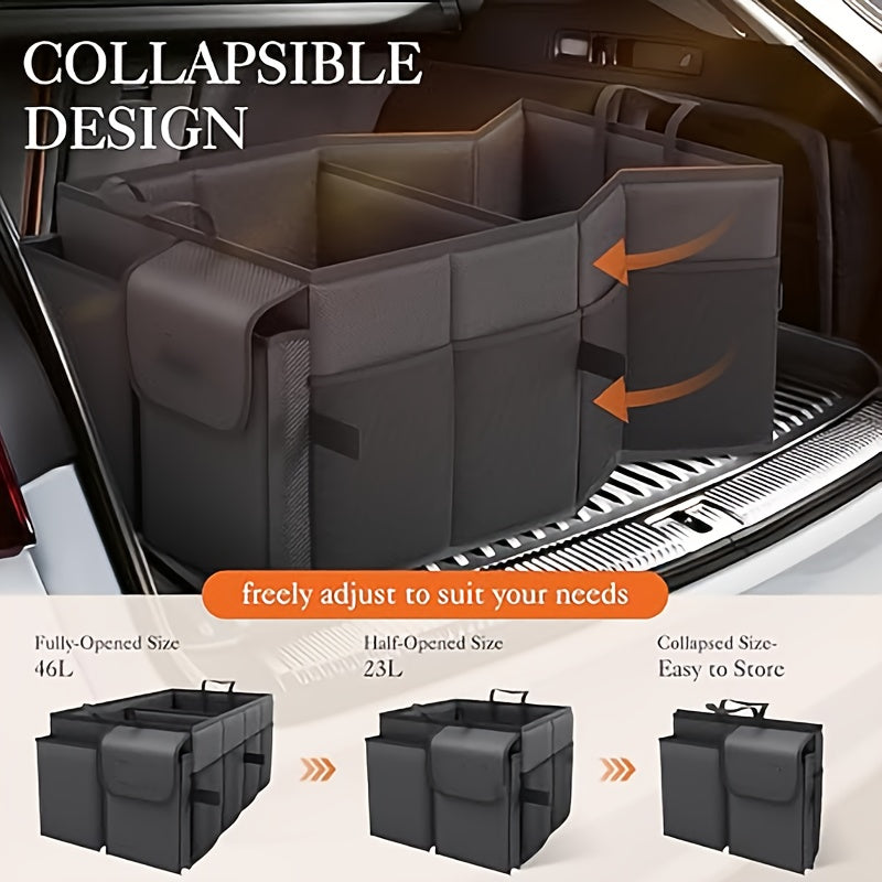 Car Trunk Organizer Large Foldable Storage Box-1