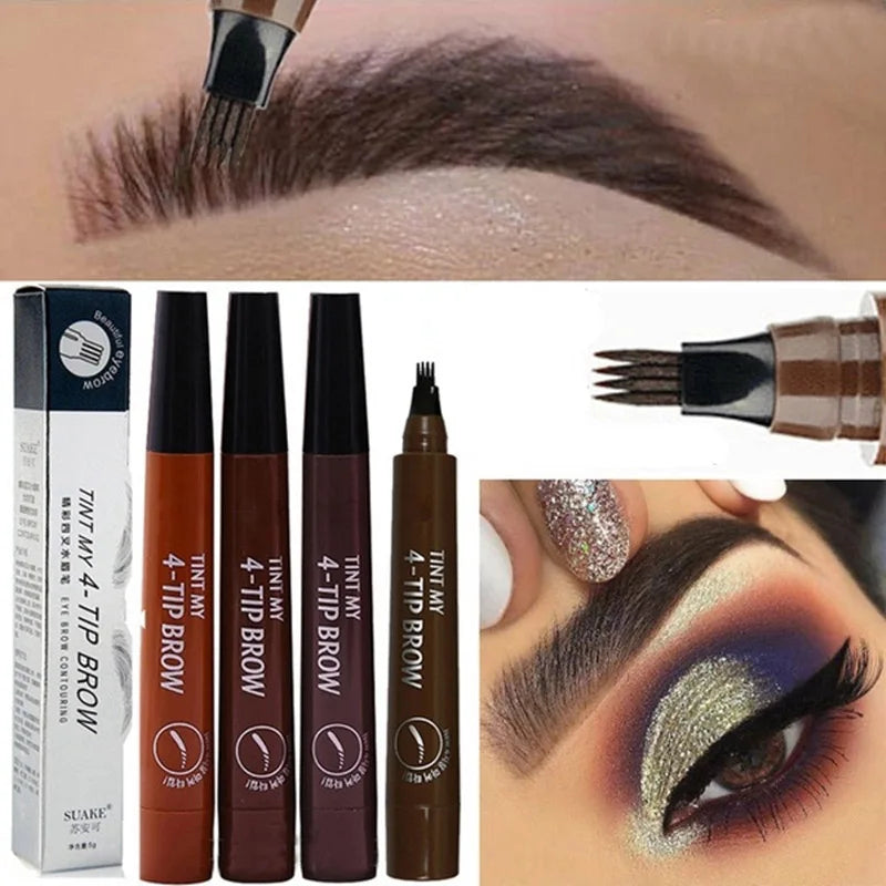 4 Splitted Head Eyebrow Pencil-0