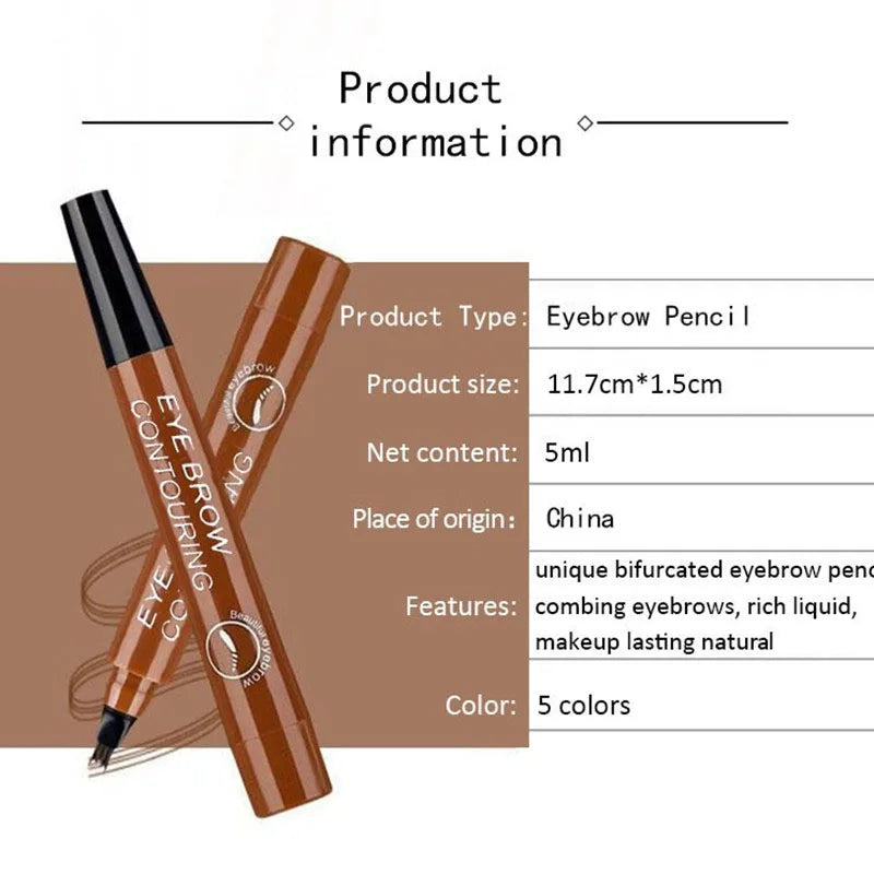 4 Splitted Head Eyebrow Pencil-4