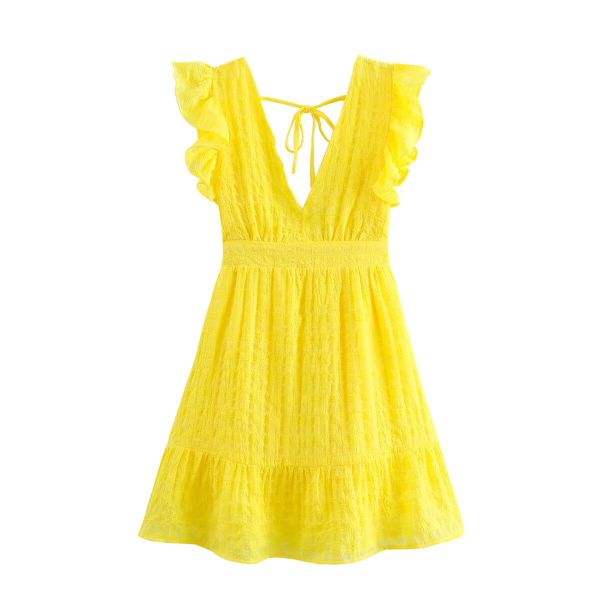 Summer V-neck sleeveless dress