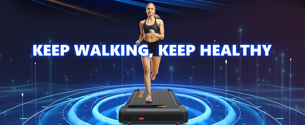 AIRHOT 1pc Under Desk Treadmill, 2.25HP Running Machine For Home Office, With 265lbs Weight Capacity, Remote Control, LED Display