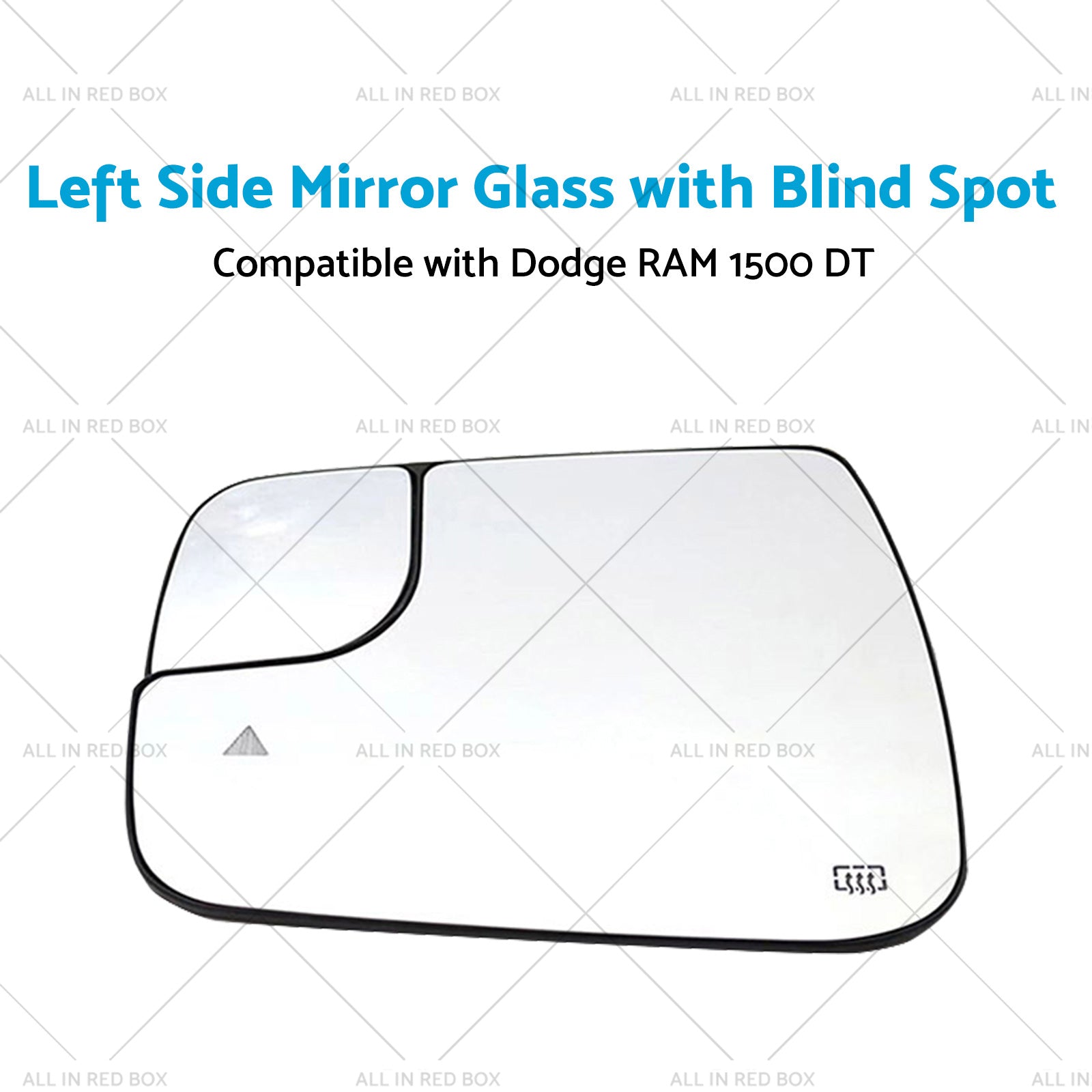 Mirror Glass with Blind Spot Left Side Suitable for Dodge RAM 1500 DT 19缂佲剝寮22-3