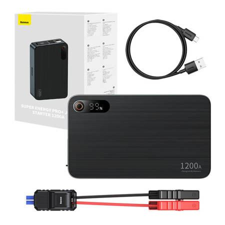 BASEUS POWERBANKA JUMP STARTER START 12000 mAh (C00245700111-00)-0