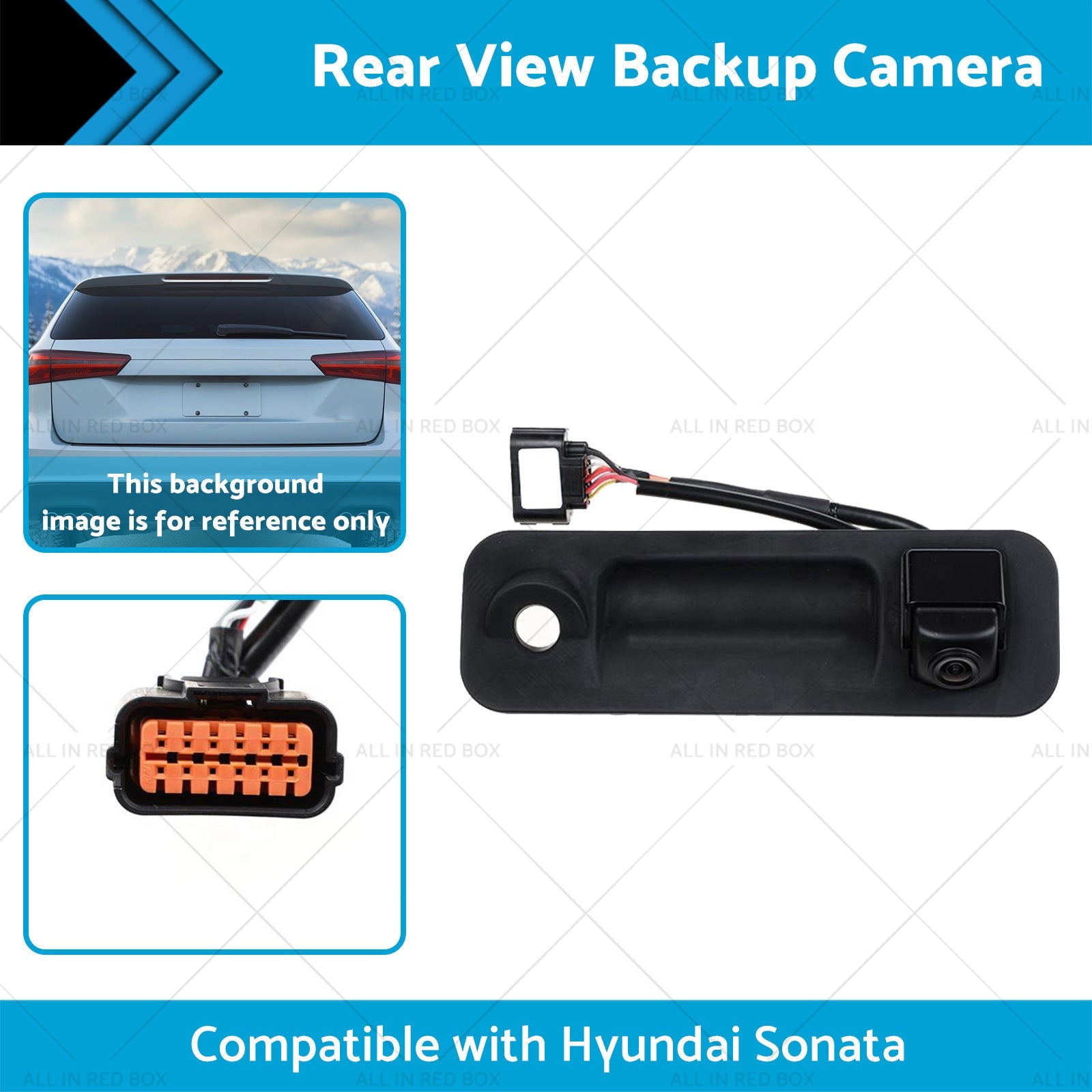Rear View Backup Camera Suitable for 15-17 Hyundai Sonata 95760-E6201-1