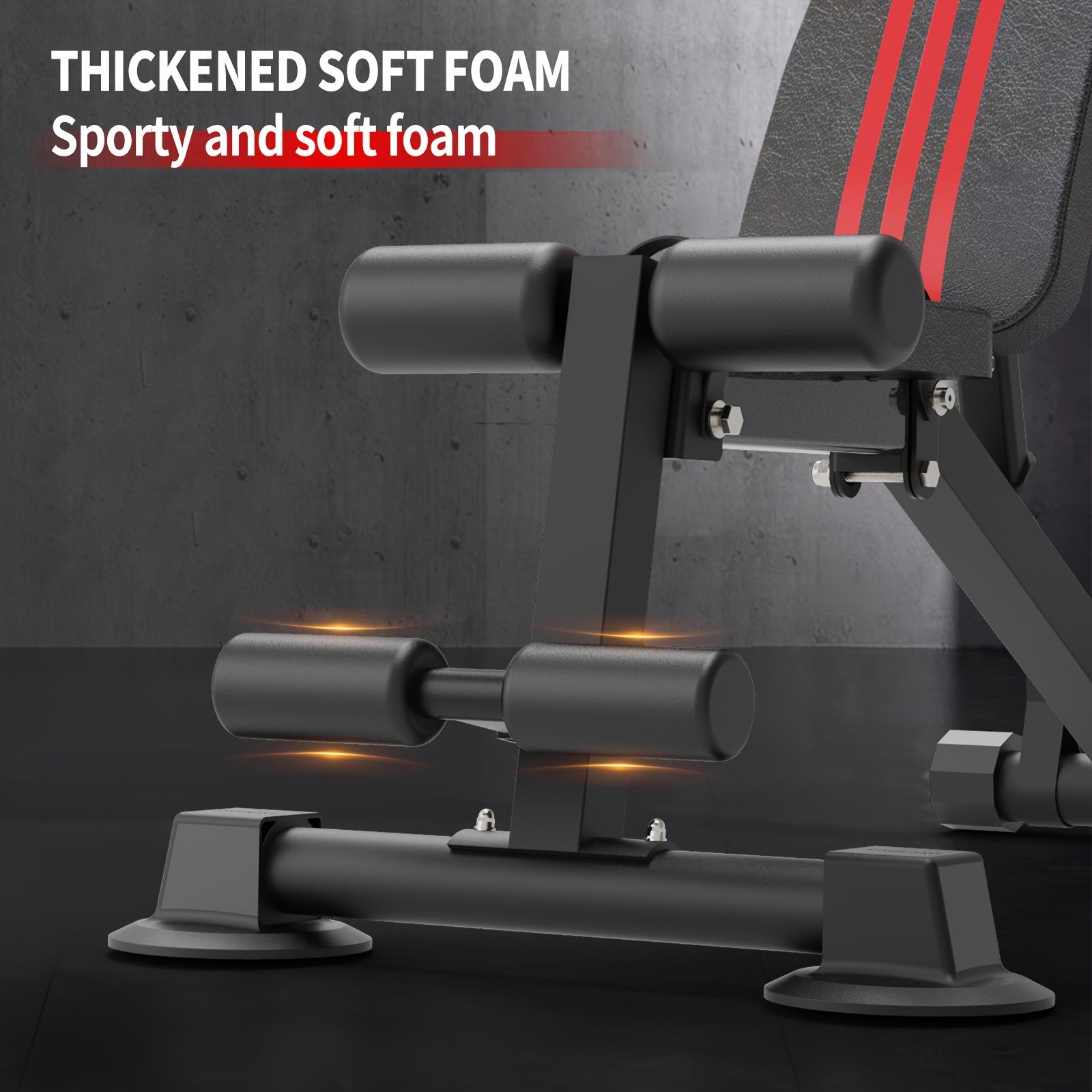 [Adjustable Weight Fitness Dumbbell Stool] Quick folding multifunctional fitness dumbbell stool withadjustable weight bench