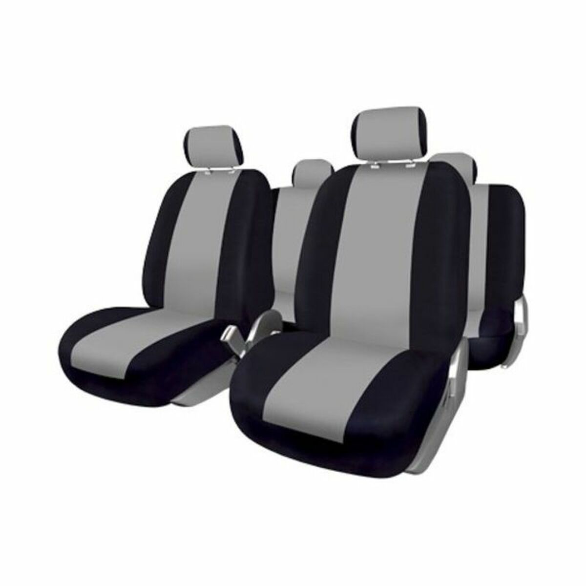 Car Seat Covers BC Corona Sevilla Grey (11 pcs)-2