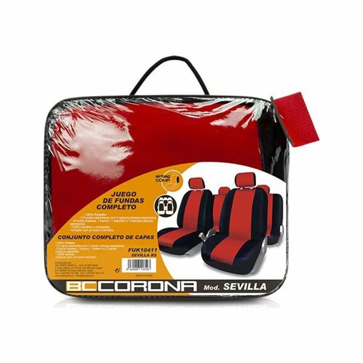 Car Seat Covers BC Corona Sevilla Universal (11 pcs)-0