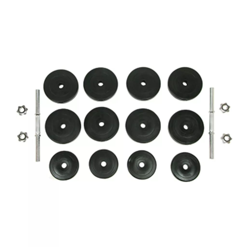 vidaXL 18 Piece Dumbbell Set 66.1 lb-1