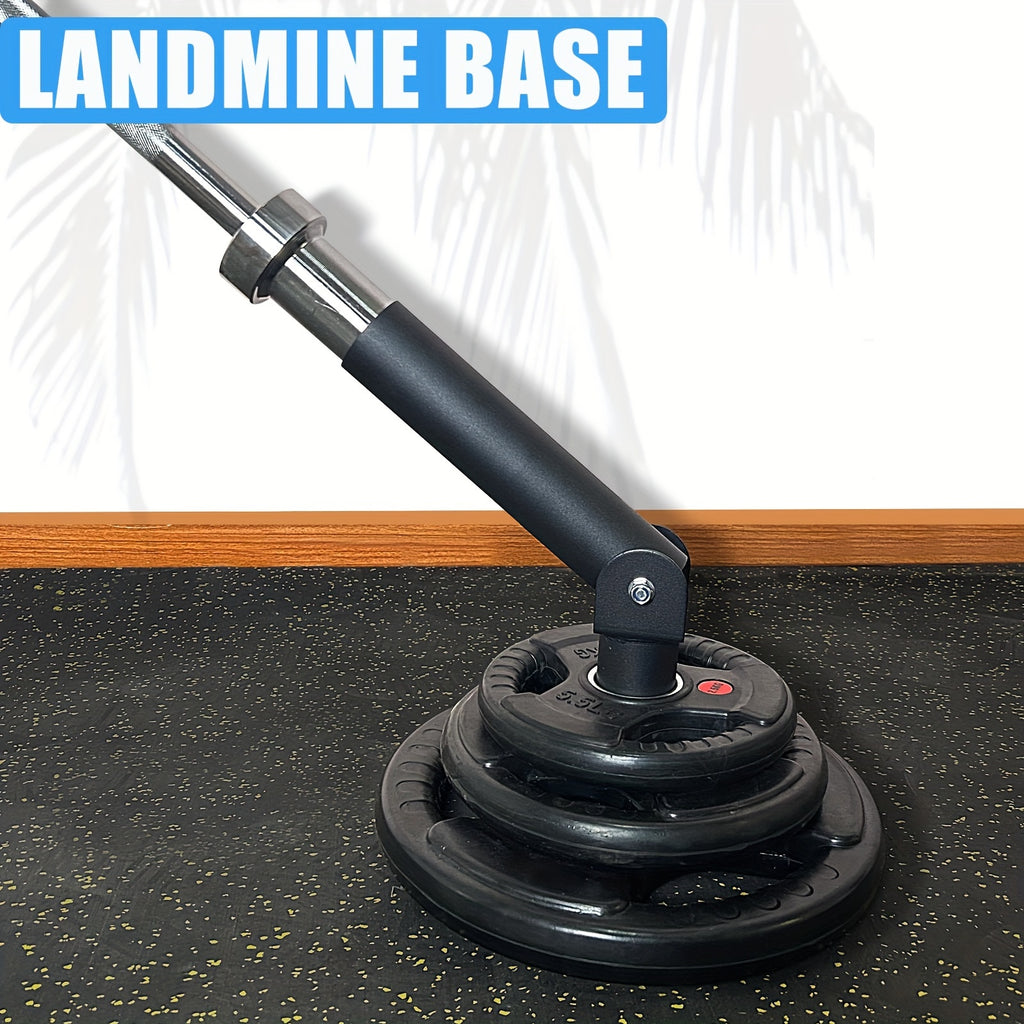 T Bar Row Platform Landmine Attachments for Squate Rack or Wall Mount Fits 2-inch Barbell, Landmine Base Gym Equipment, Power Cage Landmine for Almost of Power Rack