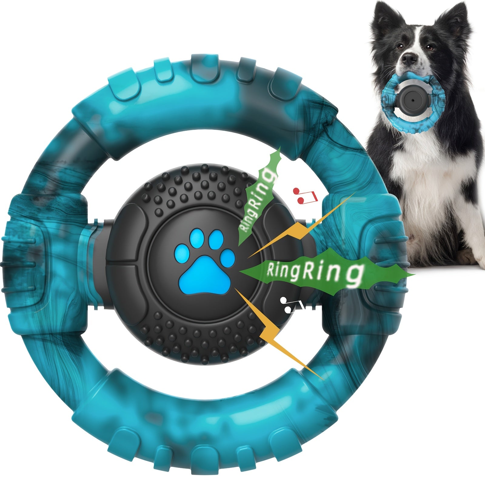Steering Wheel Dog Chew Toy for Medium Dogs-3