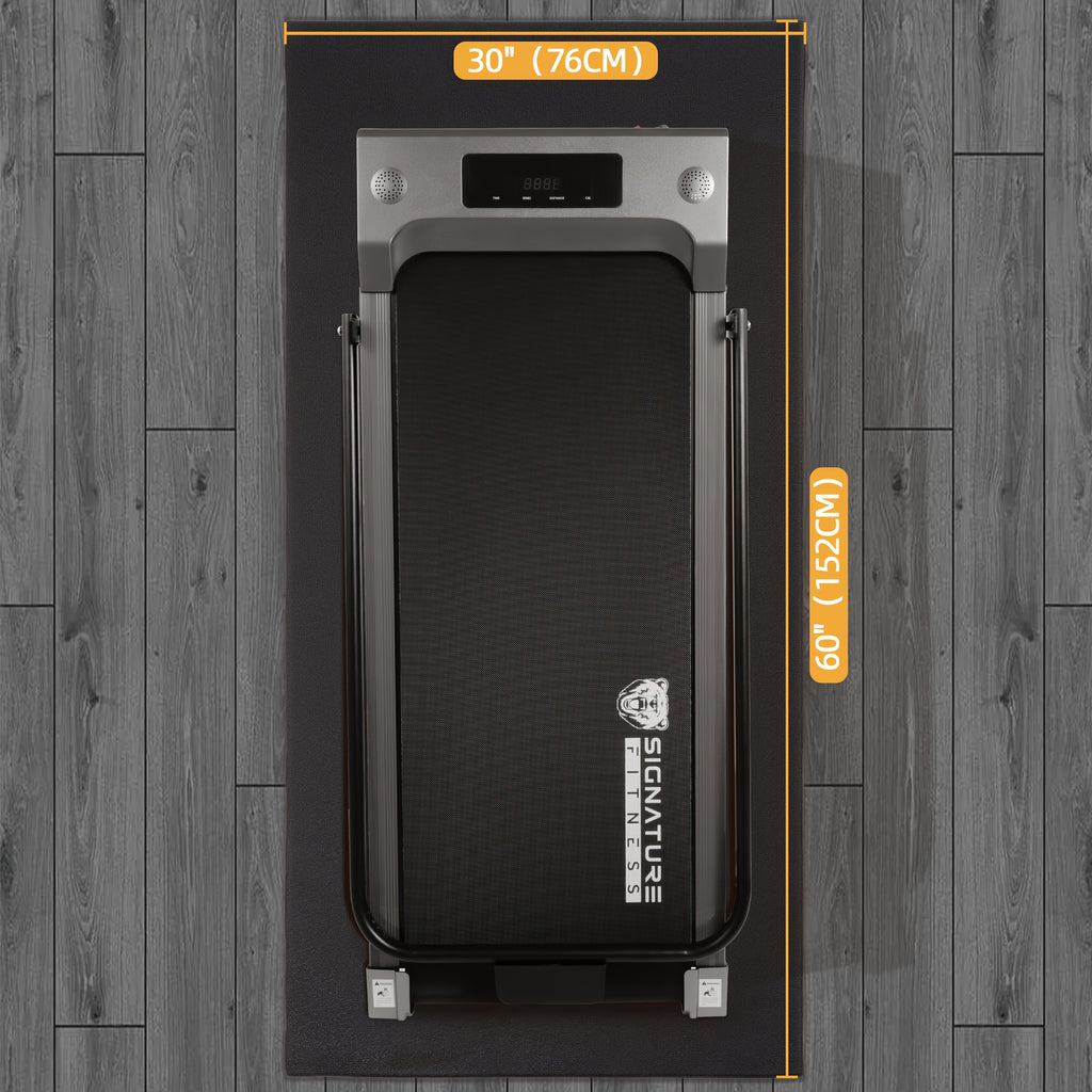 High Density Home Gym Treadmill Exercise Bike Equipment Mat, 1/4" Thick, Multiple Sizes