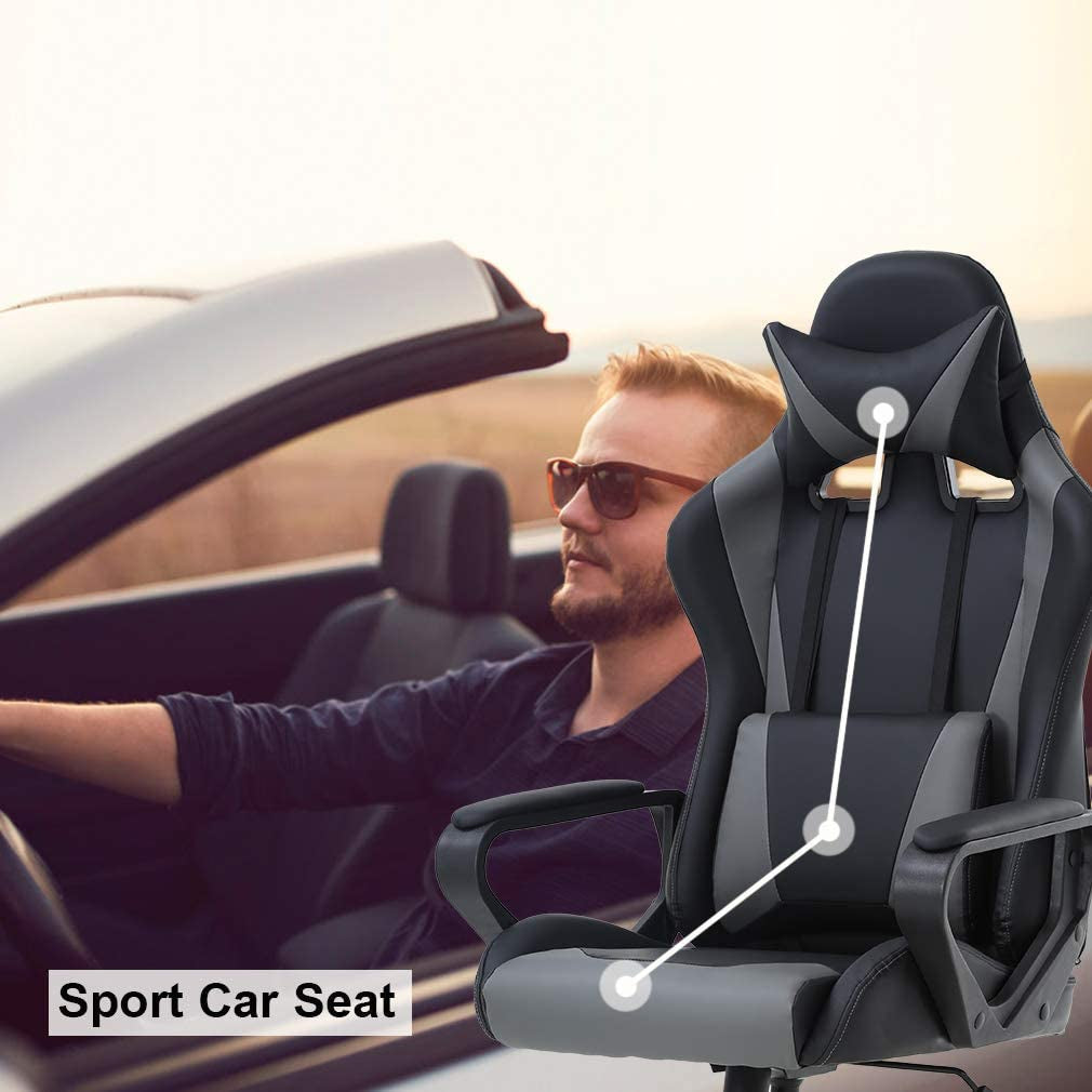 Affordable Ergonomic Gaming Chair with Back Support-4