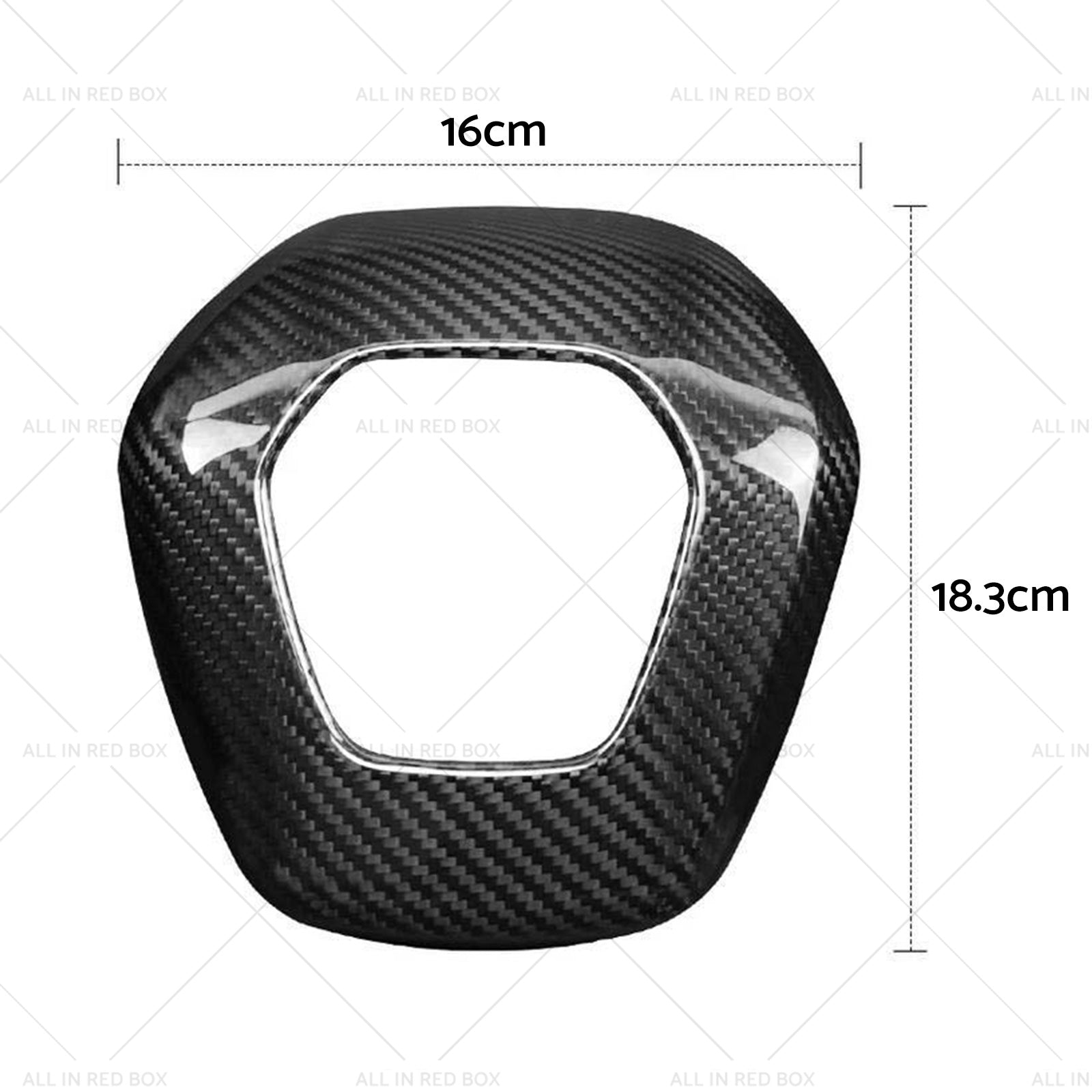 Overlay Real Carbon Fiber Steering Wheel Center Cover Suitable For Corvette C8-2