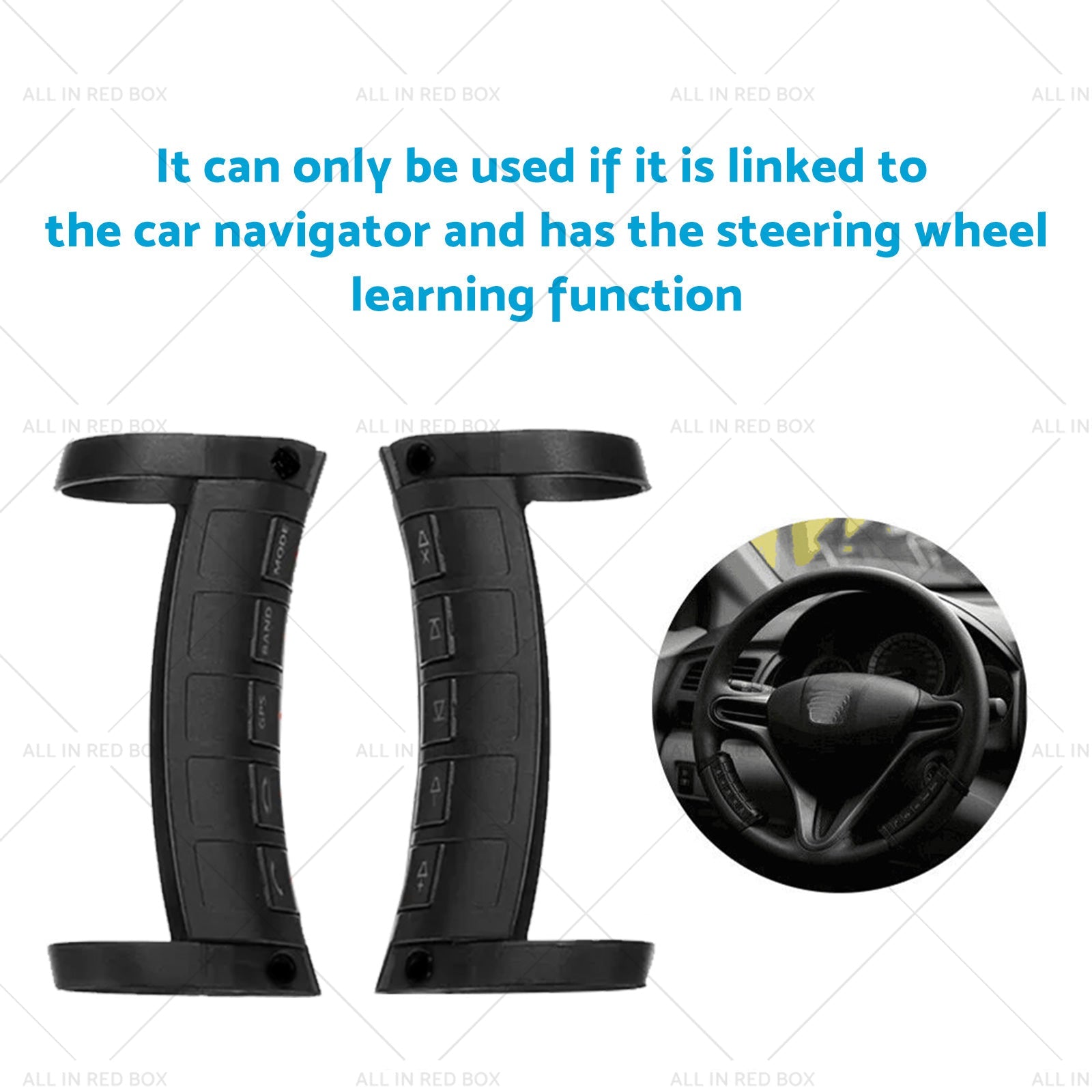 Universal Wireless Car Steering Wheel Button Remote Control For Stereo DVD-3
