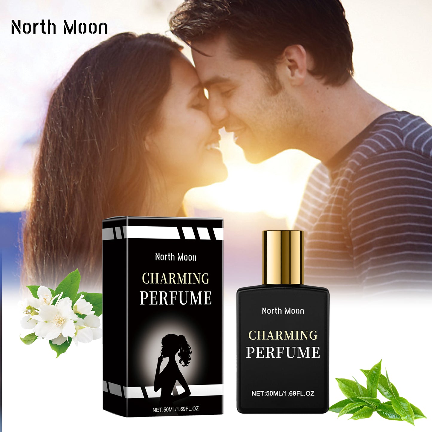 North Moon Pheromone Perfume For Men And Women For Long-Lasting Light Fragrance Fresh Natural Perfume Spray