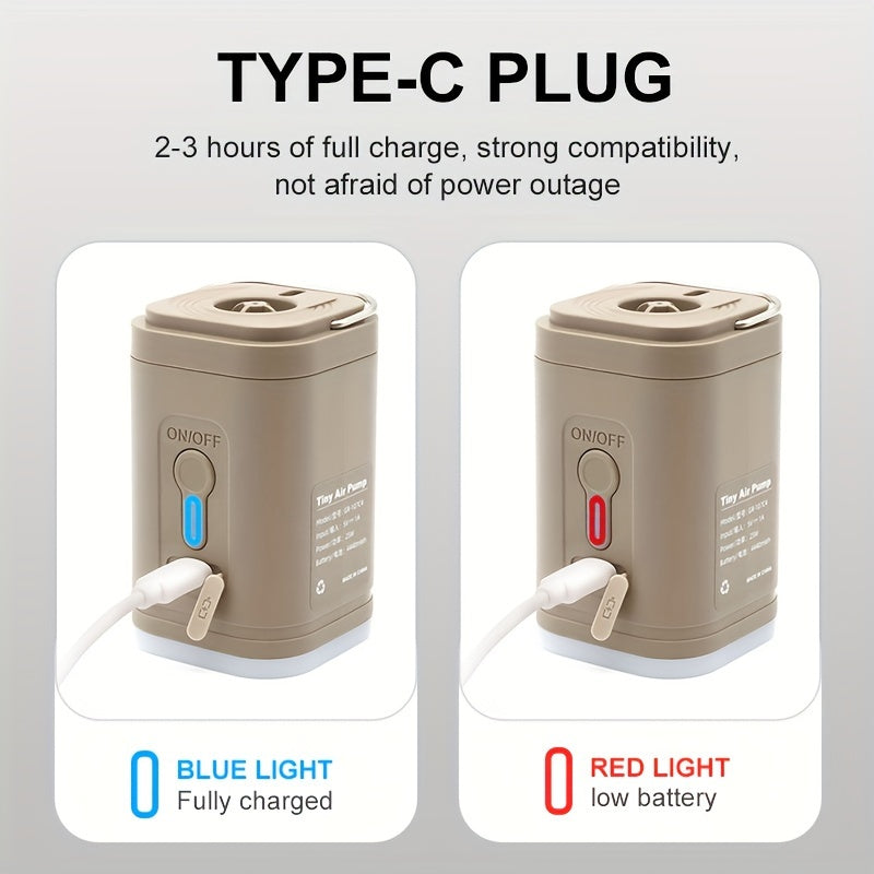 Mini USB Air Pump Portable Inflator Deflator-3