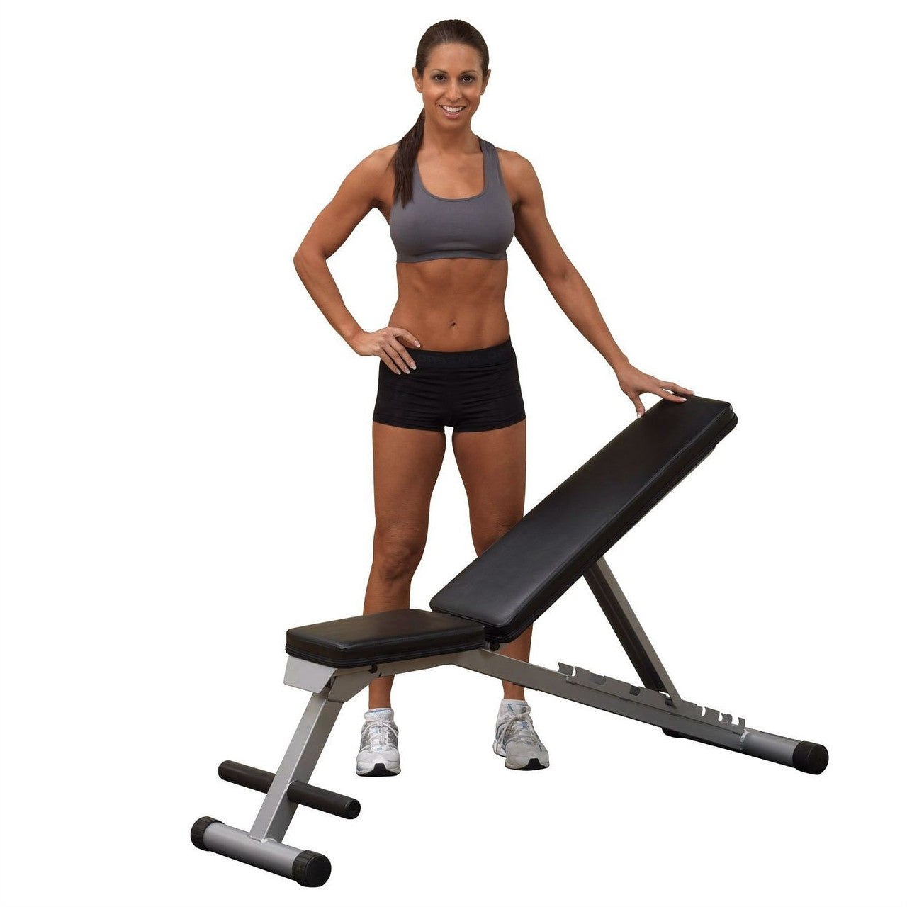 Multi-position Weight Training Flat Incline Decline Folding Exercise Bench-2