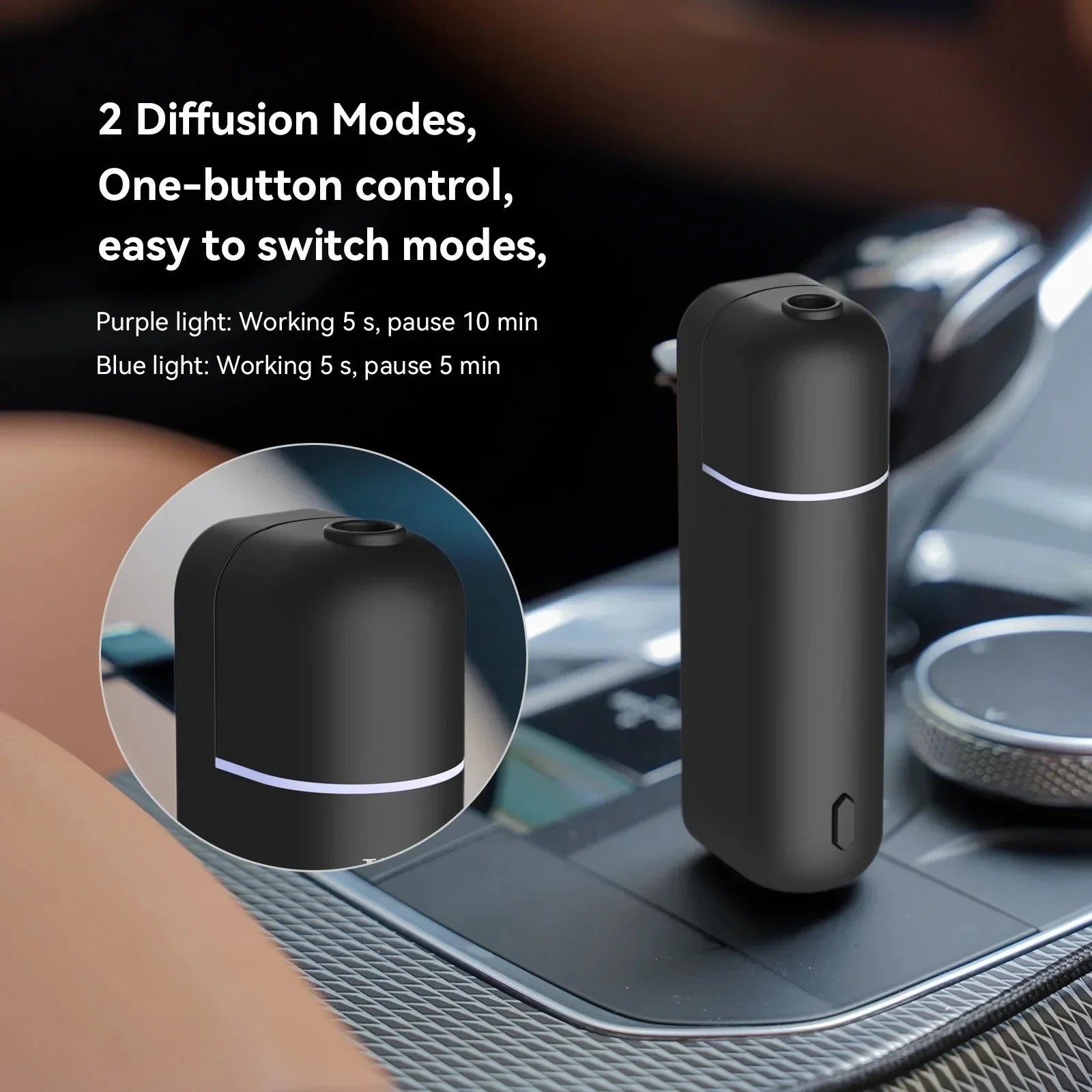 Mini USB Car Aroma Diffuser Scent Air Freshener-3