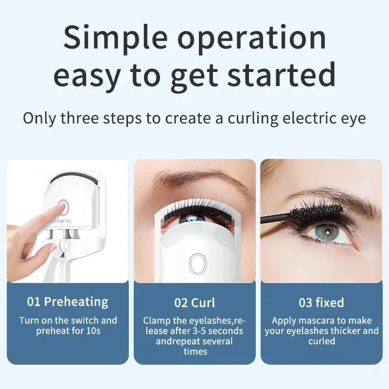 Electric Heated Eyelash Curler-3