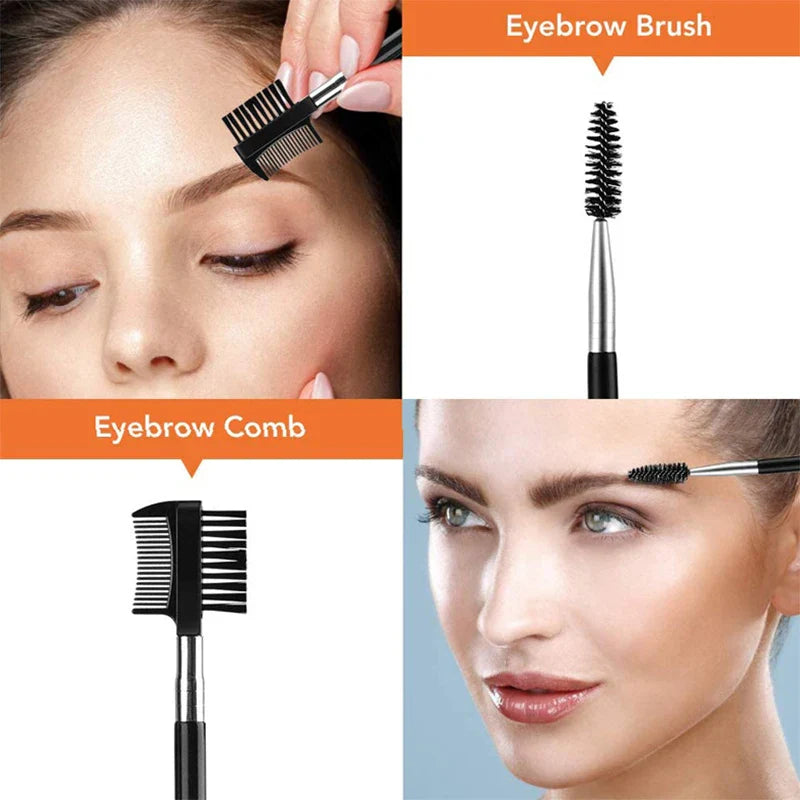 Eyebrow Trimmer Set with Scissors and Tweezers-1