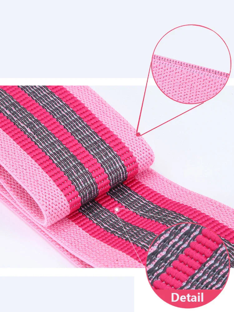 Elastic Fitness Resistance Rubber Band Cloth for Home Exercise-2
