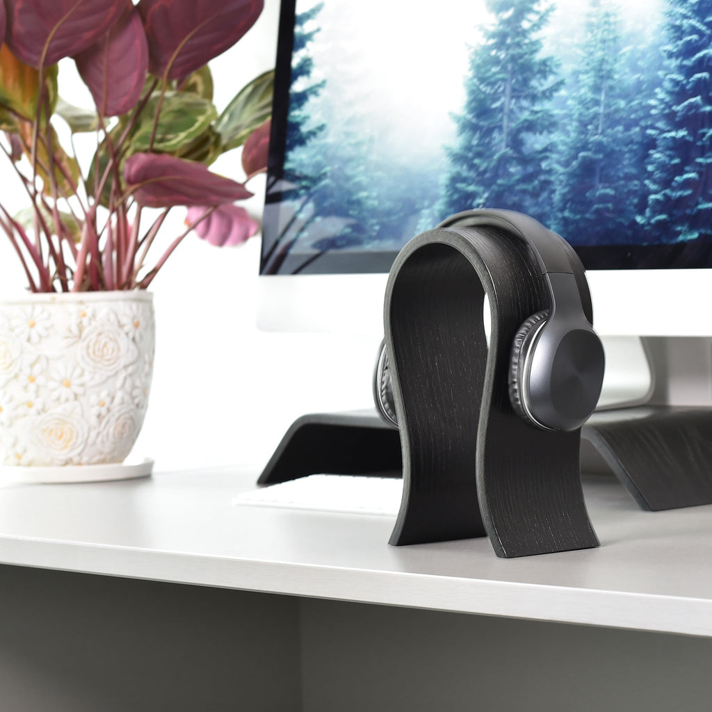 Wooden Headphones Stand for Sony, JBL, AKG Headset Storage-3