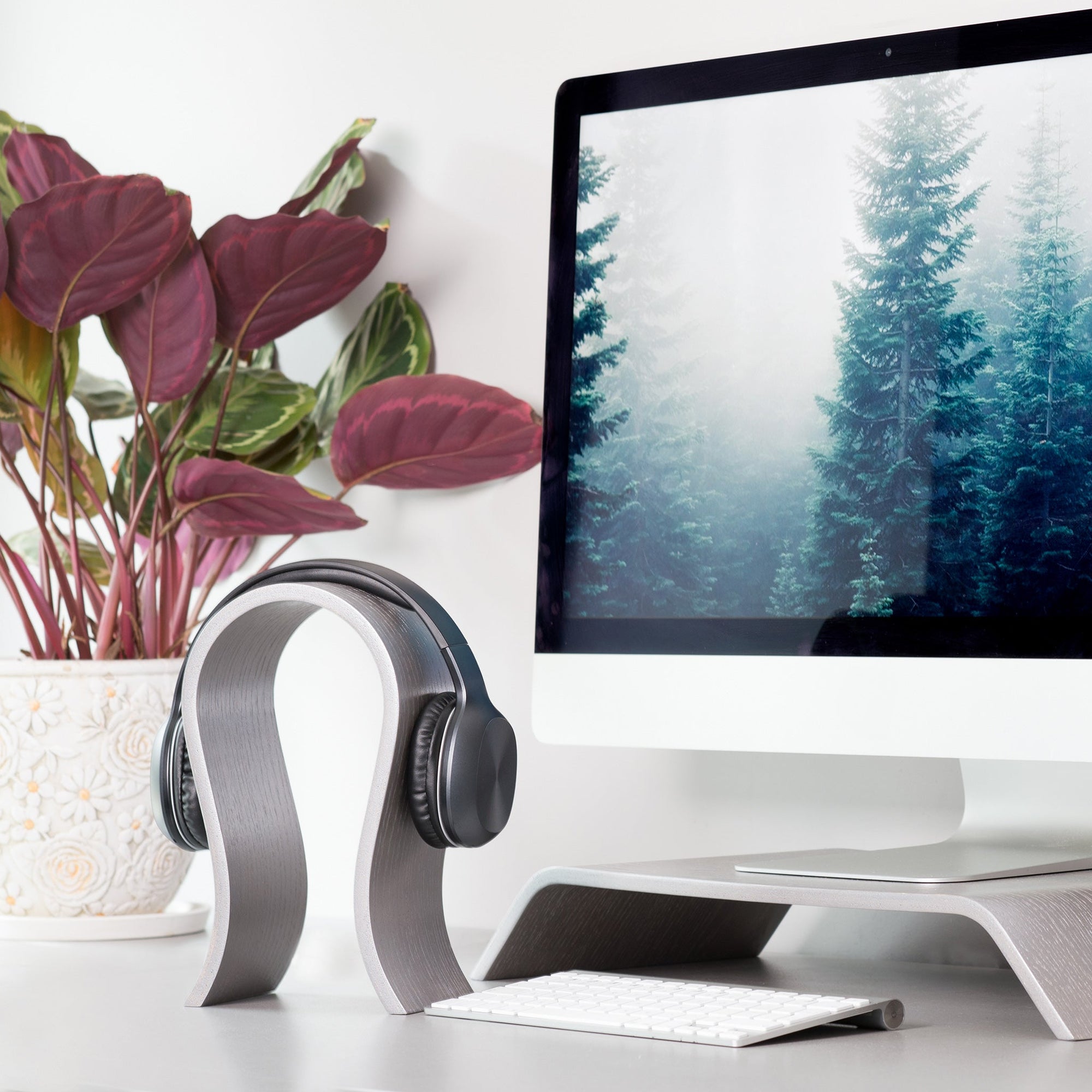 Wooden Headphones Stand for Sony, JBL, AKG Headset Storage-4