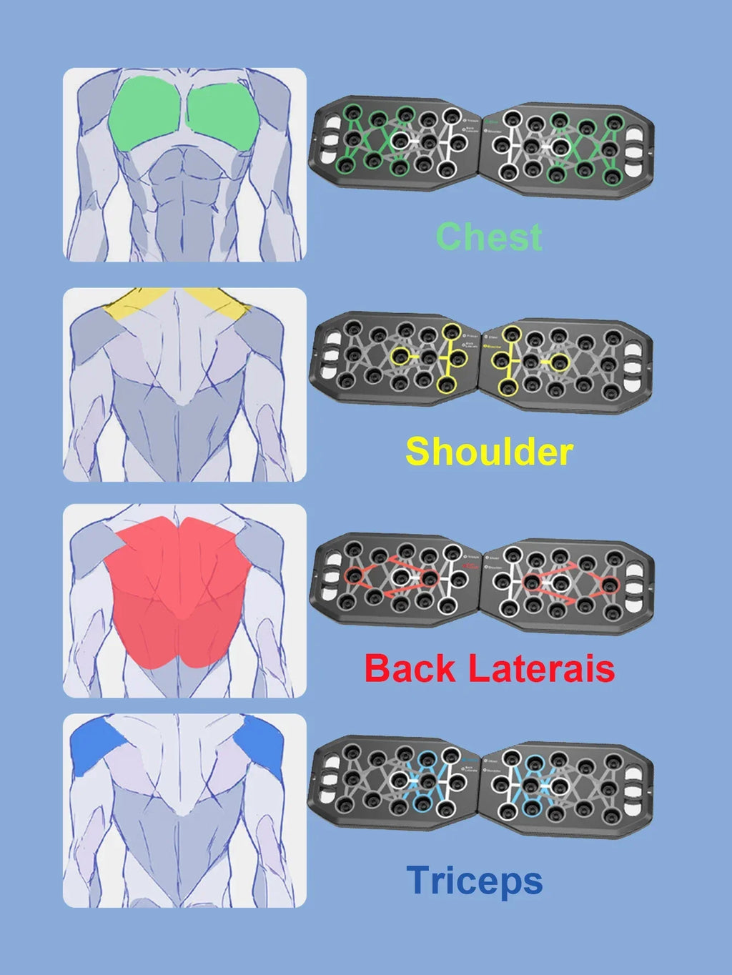 Multi-Function Push Up Board & Bar-3