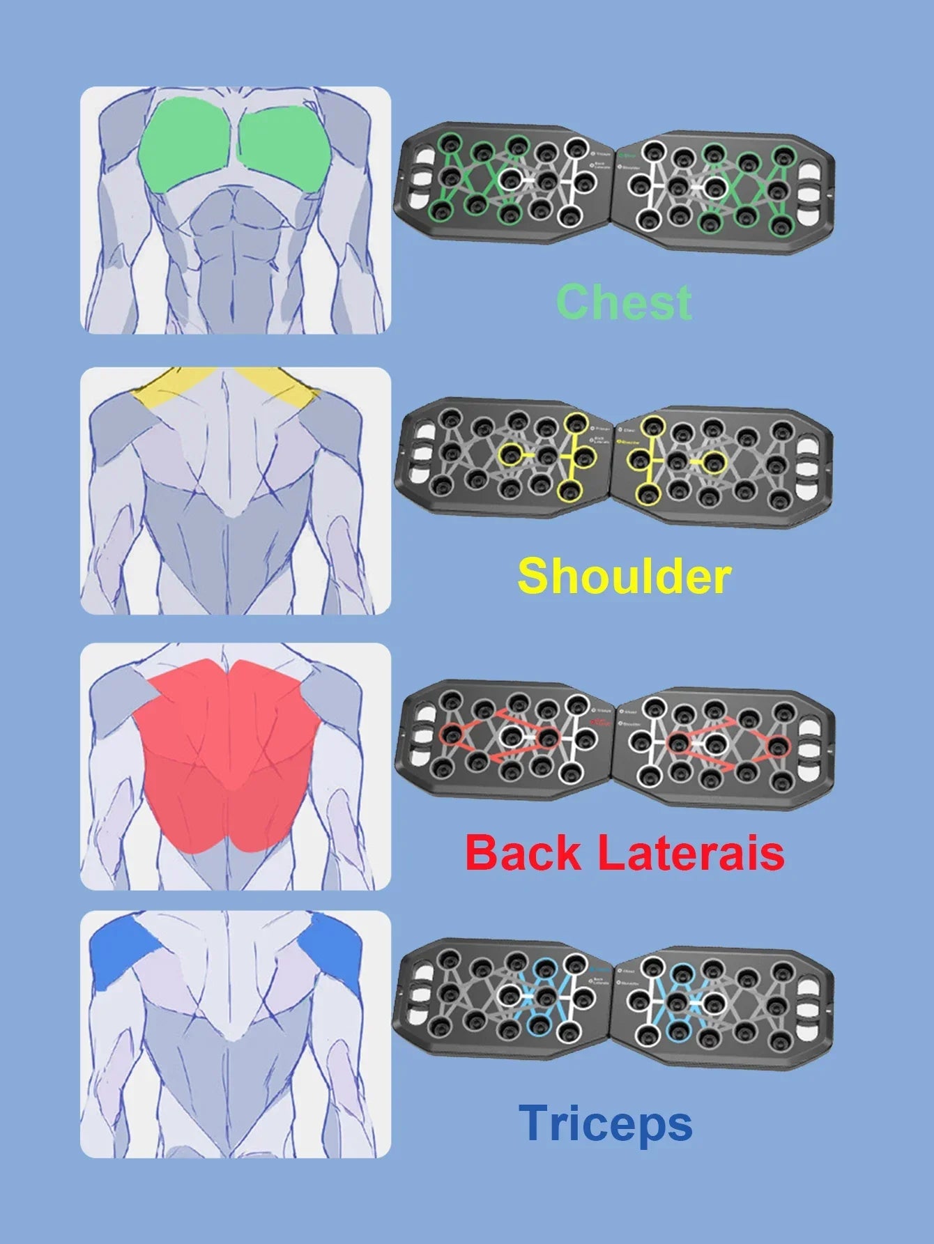 Multi-Function Push Up Board & Bar-3
