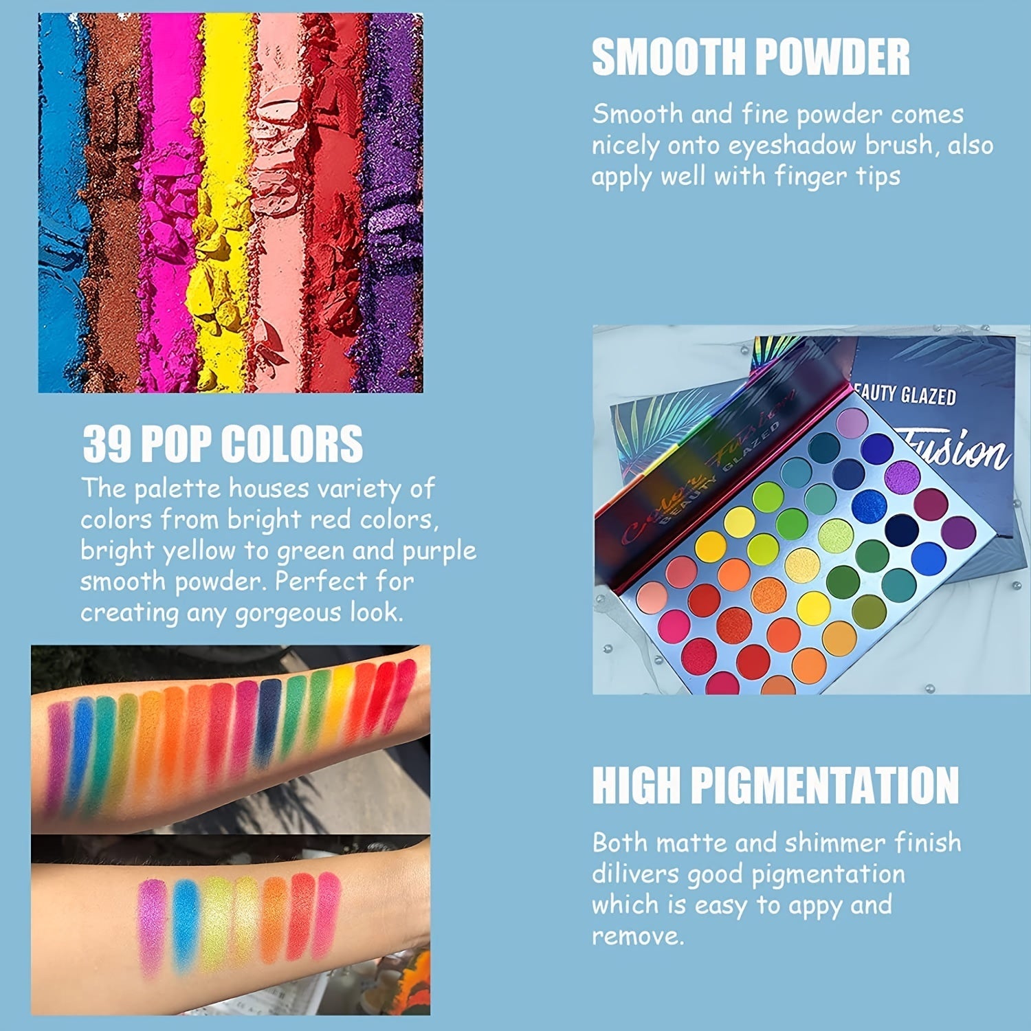 Rainbow Eyeshadow Palette-1