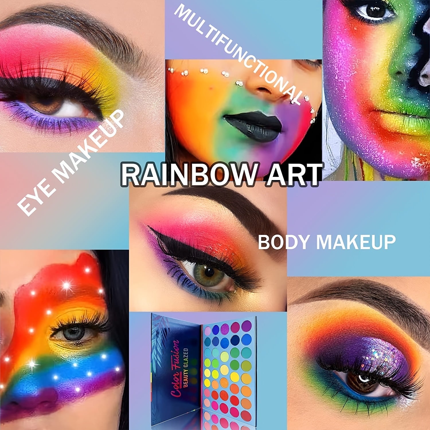 Rainbow Eyeshadow Palette-3