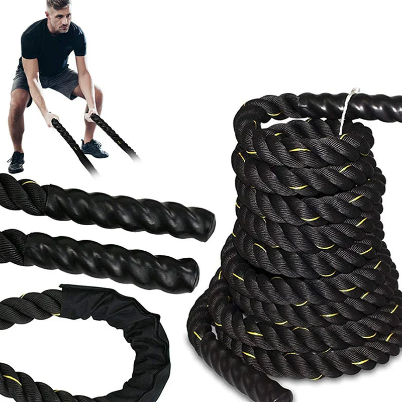 Power Training Battle Rope for Home Gym Workouts-0