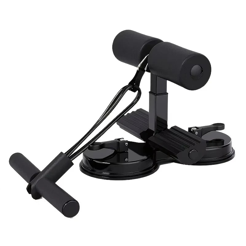 Sit-Up Bar with Suction Cup Black-0