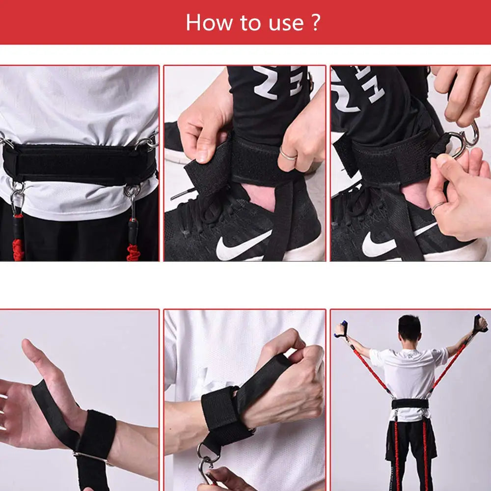 New Sport Boxing Trainer Resistance Band Training Belt-4