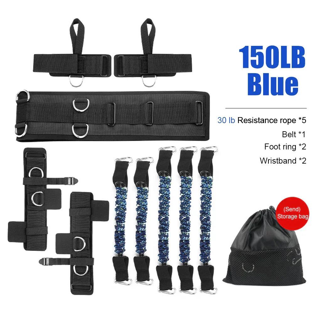 Explosive Power Resistance Band Set for Boxing and Agility Training-1