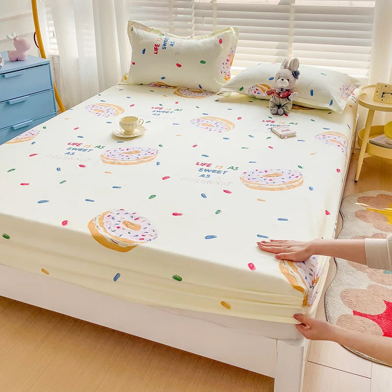 Cute Animals Fitted Sheet Non Slip