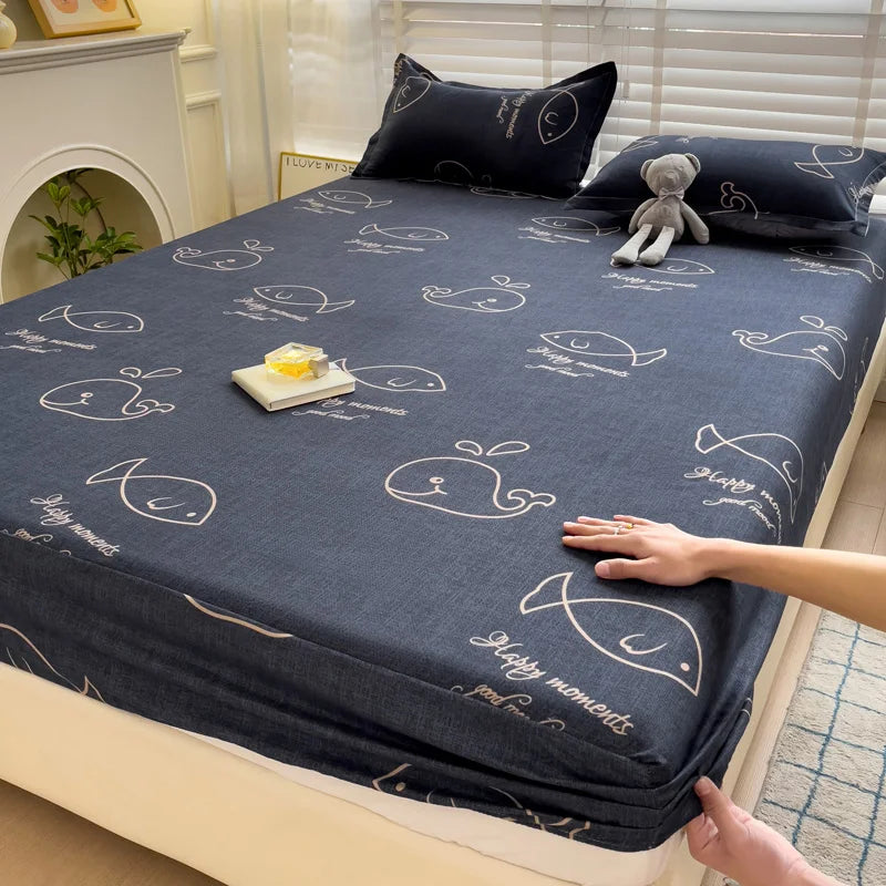 Cute Animals Fitted Sheet Non Slip