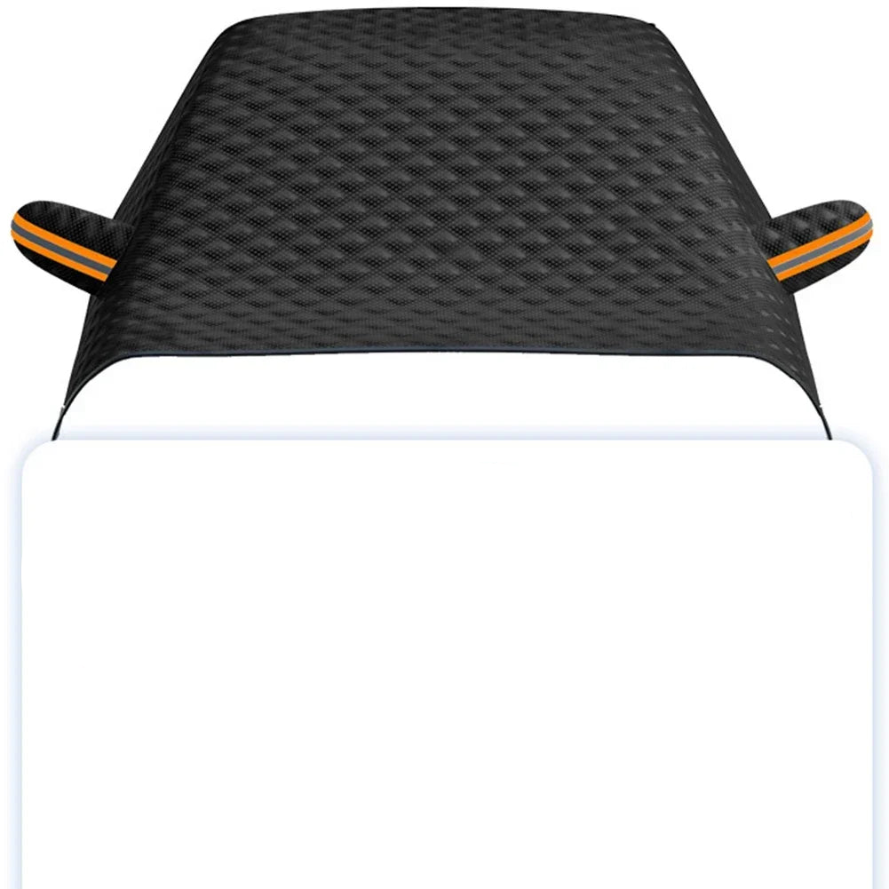 Magnetic Car Snow & Ice Protector All Season Windshield Cover Black-0